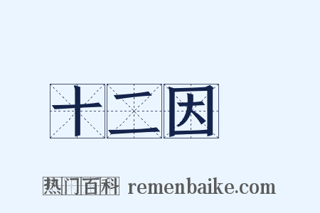 十二因緣是什么意思的图片
